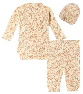Bébé – Set body, legging et bonnet | Mini Rodini