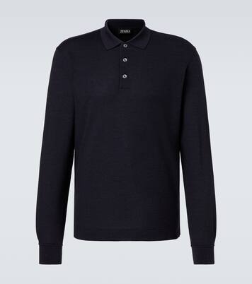 Polohemd aus Baumwolle und Seide | Zegna