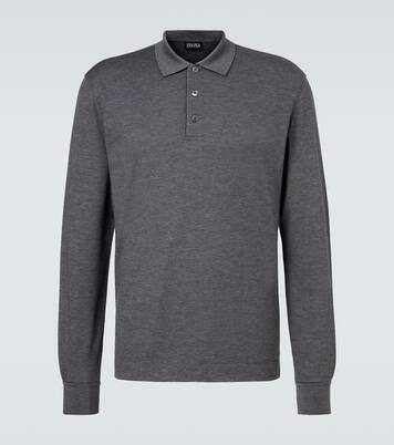 Polohemd aus Baumwolle und Seide | Zegna