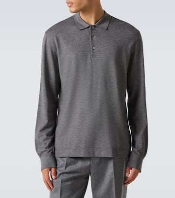 Polohemd aus Baumwolle und Seide | Zegna
