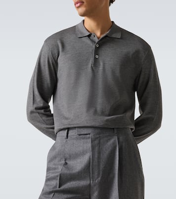 Polohemd aus Baumwolle und Seide | Zegna