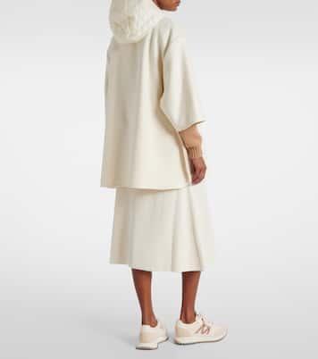 Logo wool-blend jacket | Moncler