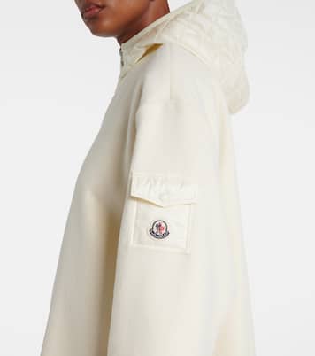 Logo wool-blend jacket | Moncler