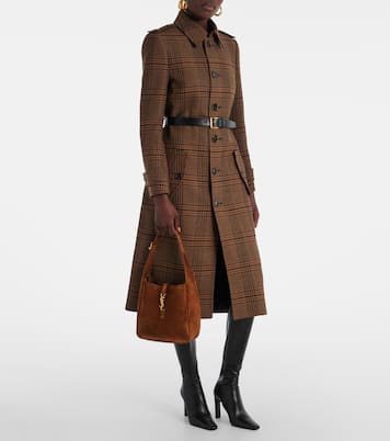 Le 5 à 7 Supple Small suede shoulder bag | Saint Laurent