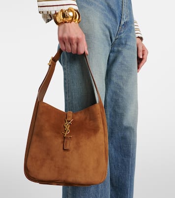 Le 5 à 7 Supple Small suede shoulder bag | Saint Laurent