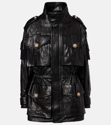 Parka aus Leder | Balmain