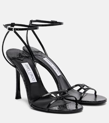 Leo 100 leather sandals | Jimmy Choo