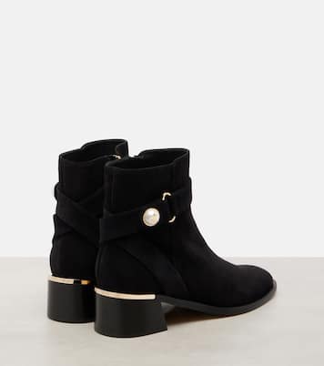 Ankle Boots Noor 45 aus Veloursleder | Jimmy Choo