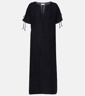 Midikleid Maeve aus Leinen | Velvet