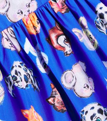 Cleo printed cotton poplin dress | Molo