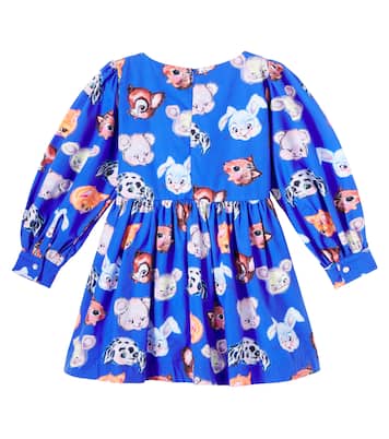 Cleo printed cotton poplin dress | Molo