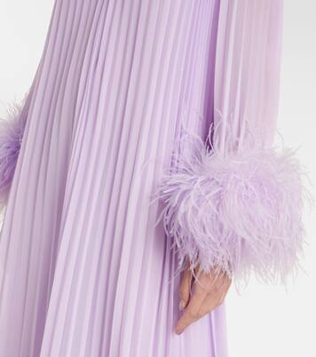 Robe longue à plumes | Self-Portrait