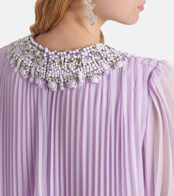 Robe longue à plumes | Self-Portrait