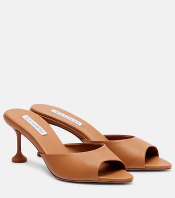 Bisous 65 leather mules | Aquazzura