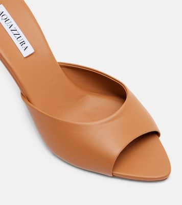 Bisous 65 leather mules | Aquazzura