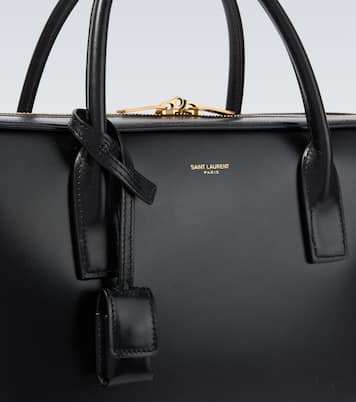 حقيبة لحفظ الأوراق من الجلد  | Saint Laurent