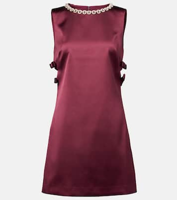 Robe en satin à ornements | Self-Portrait