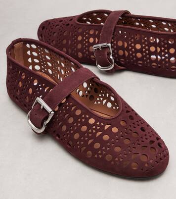 Vienne suede ballet flats | Alaïa