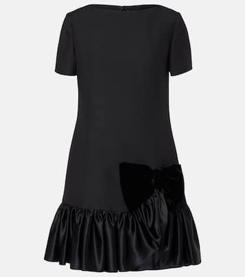 Crepe Couture ruffled minidress | Valentino