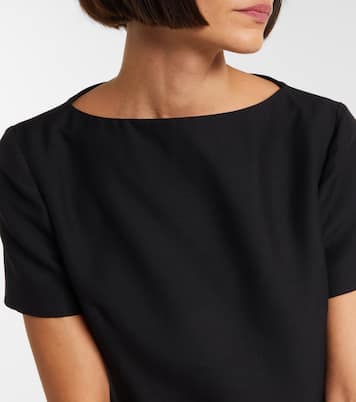 Crepe Couture ruffled minidress | Valentino