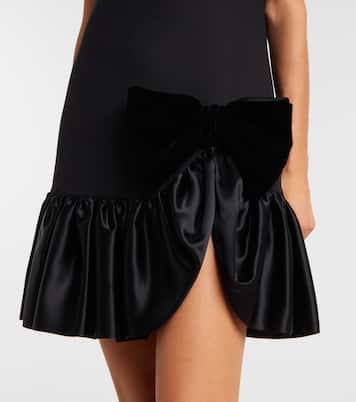 Crepe Couture ruffled minidress | Valentino