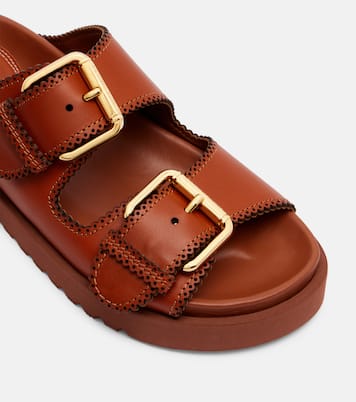 Goldie leather sandals | Zimmermann