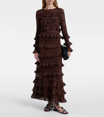 Hypnotic ruffled top | Zimmermann