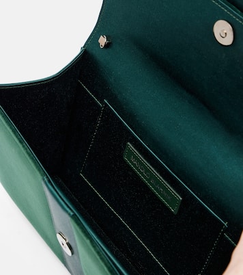 Capri embellished velvet clutch | Manolo Blahnik