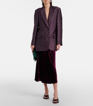 Capri embellished velvet clutch | Manolo Blahnik