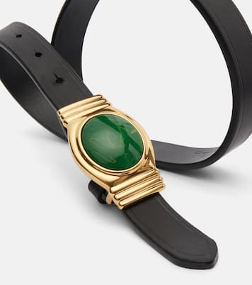 Embellished leather belt | Etro