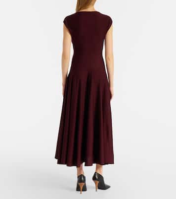 Virgin wool midi dress | Alaïa