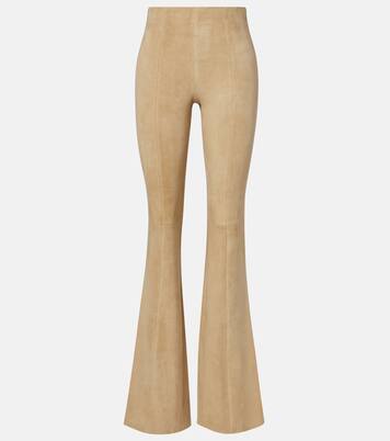 Schlaghose Gege aus Veloursleder | Stouls