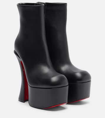 Aquabootie 160 leather platform ankle boots | Christian Louboutin