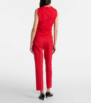 Cropped mid-rise slim pants | Dorothee Schumacher