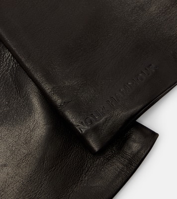 Leather gloves | Nour Hammour