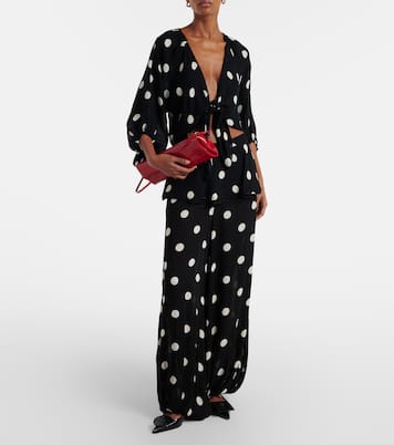 Polka-dot crop top | Adriana Degreas