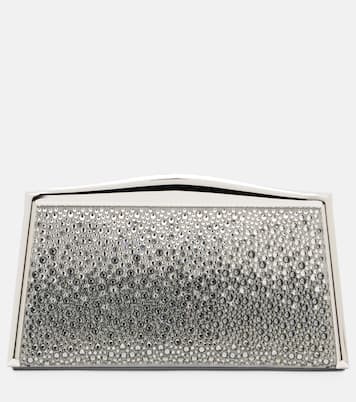 Jolie Swarovski®-embellished suede clutch | Elie Saab