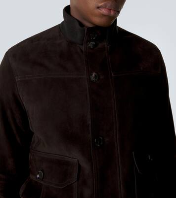 Suede bomber jacket | Brioni