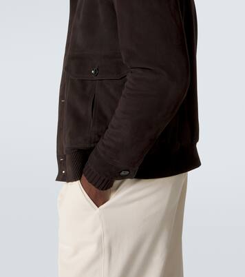 Suede bomber jacket | Brioni
