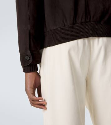 Suede bomber jacket | Brioni