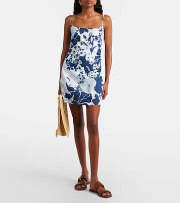 Paradiso floral linen minidress | SIR