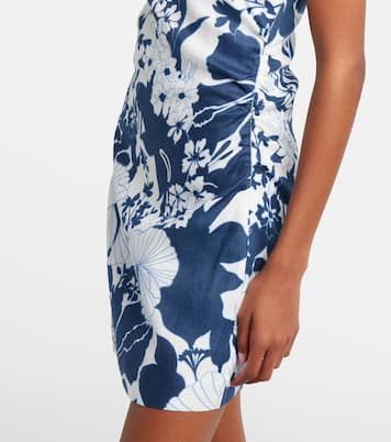 Paradiso floral linen minidress | SIR