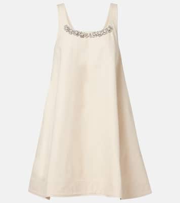 Embellished cotton minidress | Simone Rocha