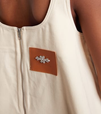 Embellished cotton minidress | Simone Rocha