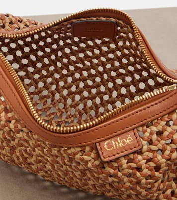 Bracelet Small woven leather shoulder bag | Chloé