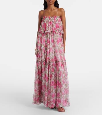 Maxikleid aus Seiden-Georgette | Chloé