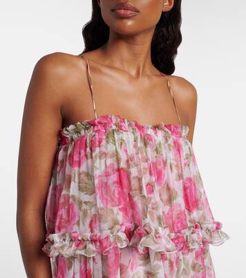 Maxikleid aus Seiden-Georgette | Chloé