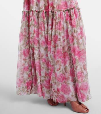 Maxikleid aus Seiden-Georgette | Chloé