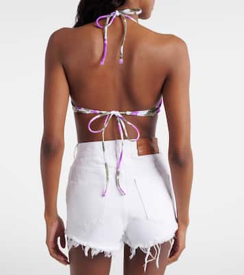 Haut de bikini à fleurs | Chloé