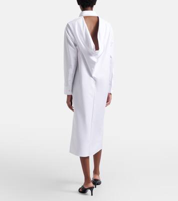 Cotton poplin shirt dress | Balenciaga